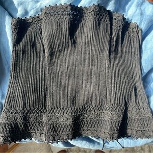 La Perla Black Corset Sz 2